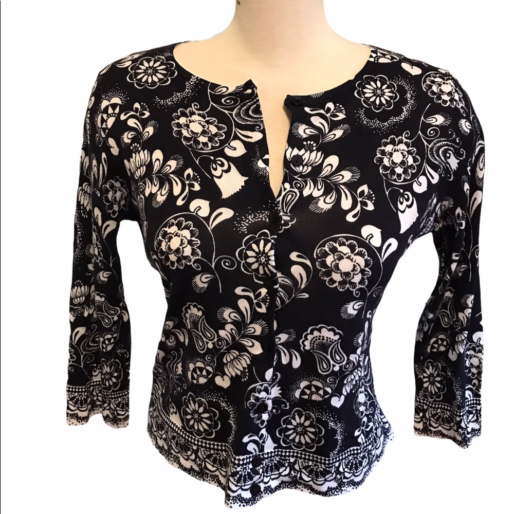 Ann Taylor Loft Light Weight Pima Cotton Cardigan